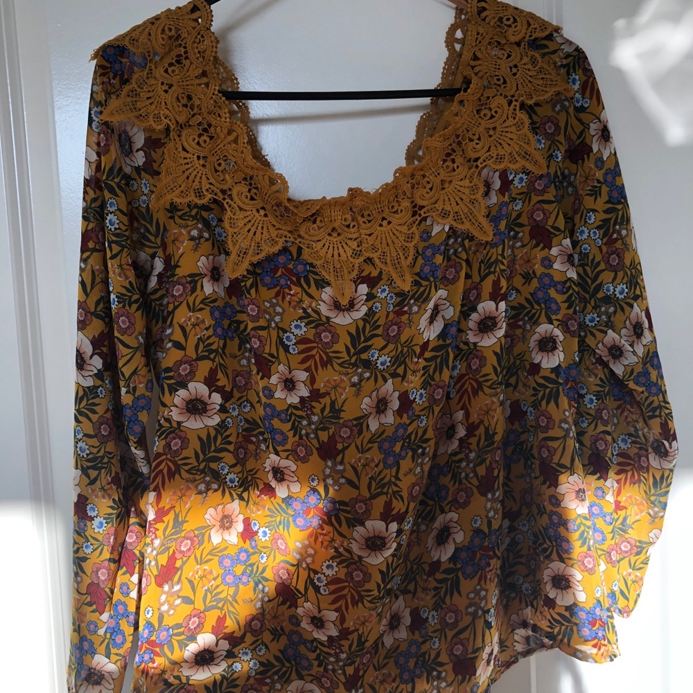 off the shoulder blouse